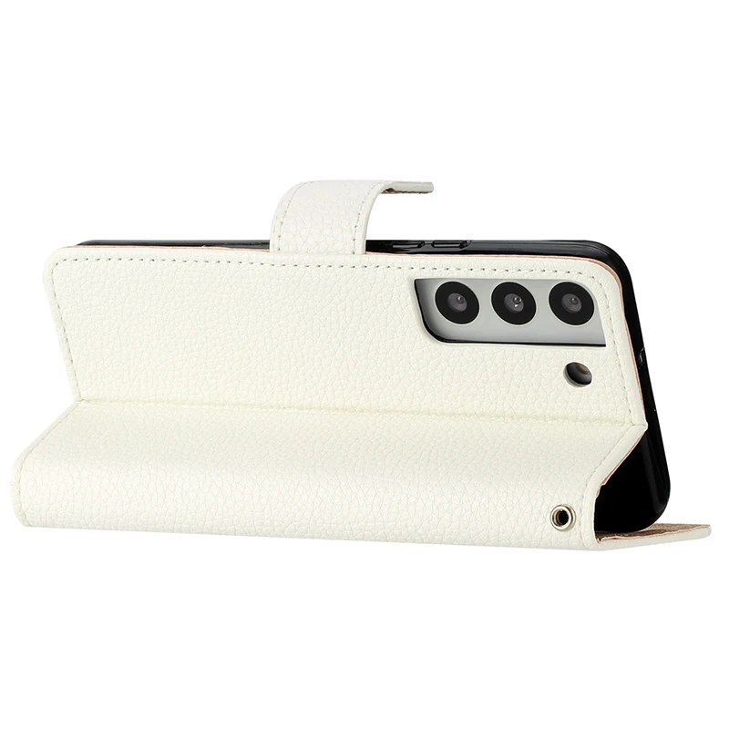 Color: Beige, Material: Carbon Fiber - Flip Glitter Case For Samsung Galaxy S25 Ultra S24 FE S23 S22 S21 S20 Plus A35 A55 A16 A14 A15 A34 A54 Leather Cover Case