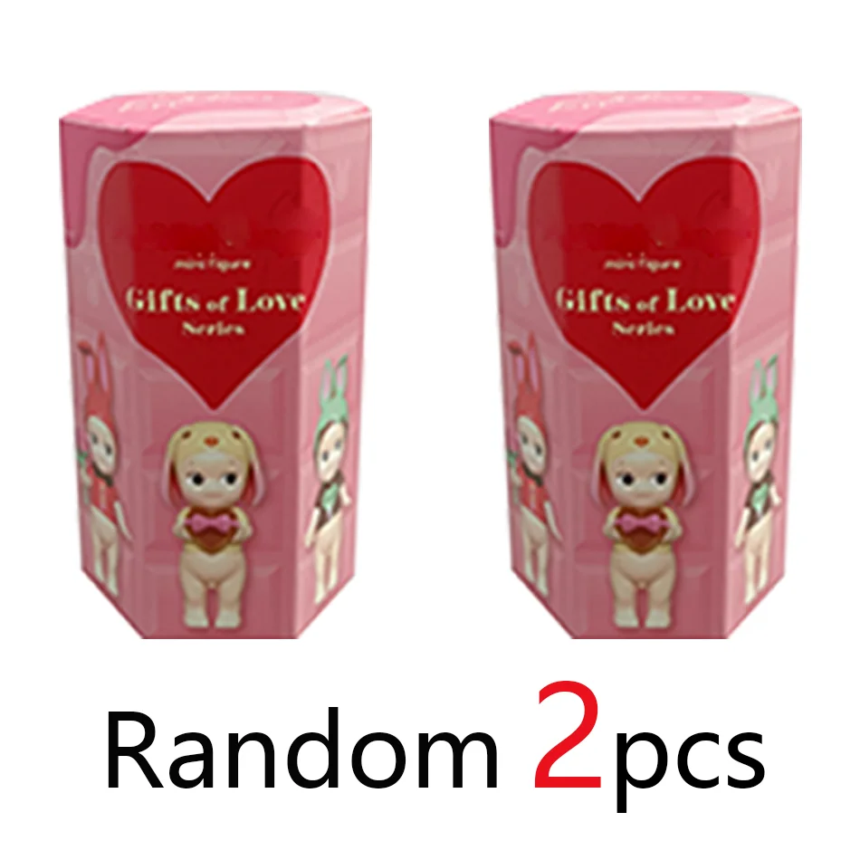 Color: black - Caja de mu?±eca bonita, regalo de la serie Love, figuras de animales de Anime, adornos, mu?±ecas, adorno de coche de escrito