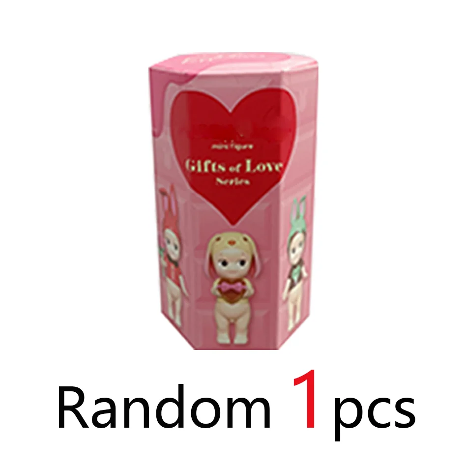 Color: black - Caja de mu?±eca bonita, regalo de la serie Love, figuras de animales de Anime, adornos, mu?±ecas, adorno de coche de escrito