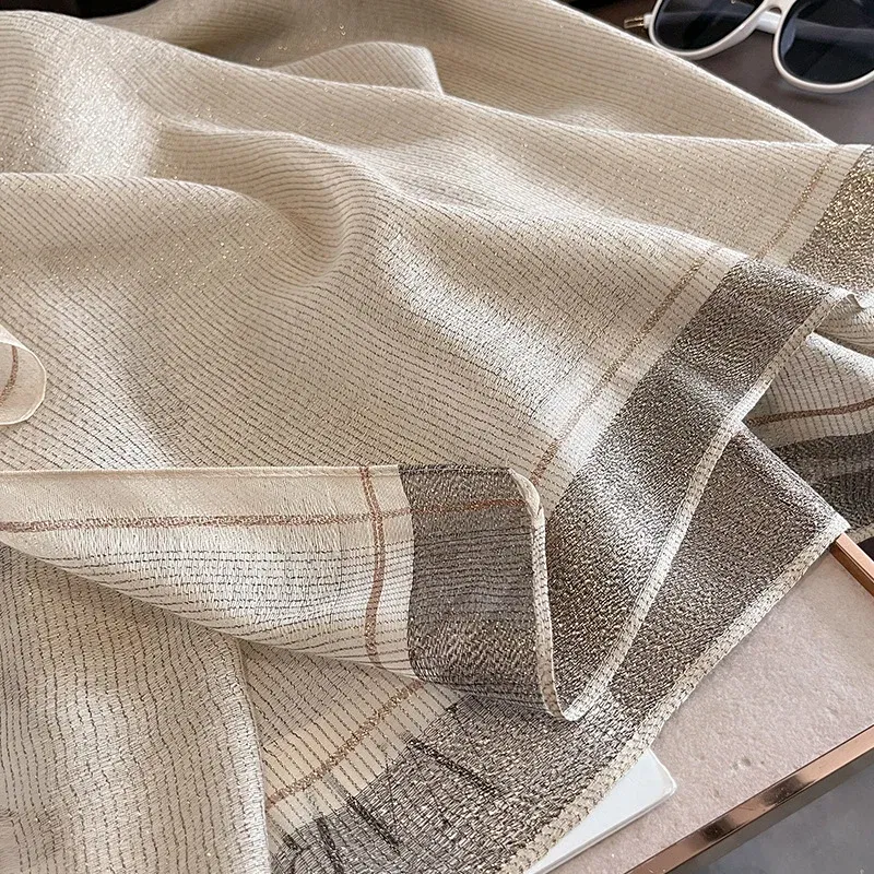 Color: black, Size: One Size - 2023 New Women Scarf Winter Warm Solid Silk Wool Shawls Lady Wraps Bufanda Floral Pashmina Luxury Embroidery Warn Scarves