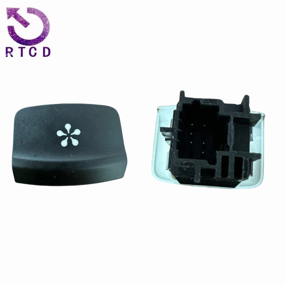 Color: Light  Blue, Ships From: CHINA - ECO start stop emergency light switch anti slip lock seat adjustment switch air conditioning switch ACC FOR Renault