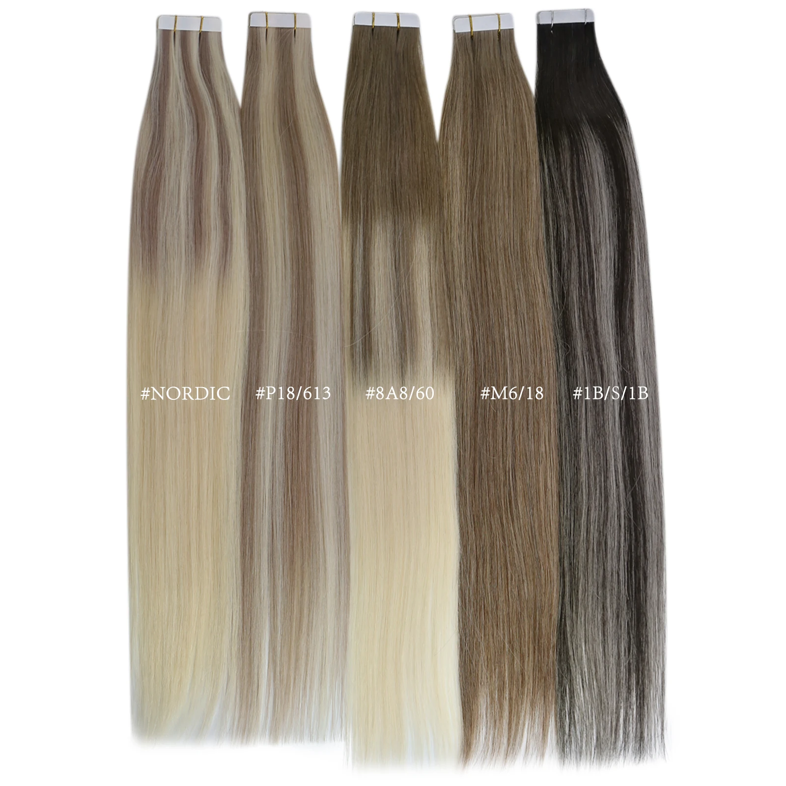 Color: P6G/9G, Items per Package: 10 pcs, Length: 20 INCHES, Life Span: 12 months - [Last 12 Months] Ugeat Tape in Hair Extensions Virgin Human Hair 10A Grade Tape in Extensions  Human Hair