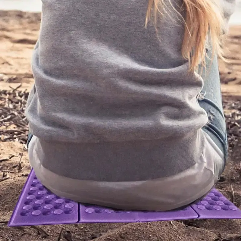Color: PURPLE, Ships From: CHINA - Outdoor Sitting Mat Portable Garden Sitting Pad Camping Cushion Seat Foam Hiking Seat Pad Foldable Sitting Mat Sitting Pad For