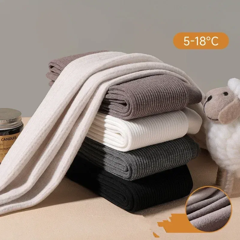 Color: GRAY, Size: XXS - Winter Infant Girls Plus Velvet Pantyhose Children's Leggings Thickening Children's Babys Skinny Pants Winter Clothes