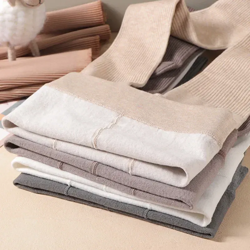 Color: GRAY, Size: XXS - Winter Infant Girls Plus Velvet Pantyhose Children's Leggings Thickening Children's Babys Skinny Pants Winter Clothes