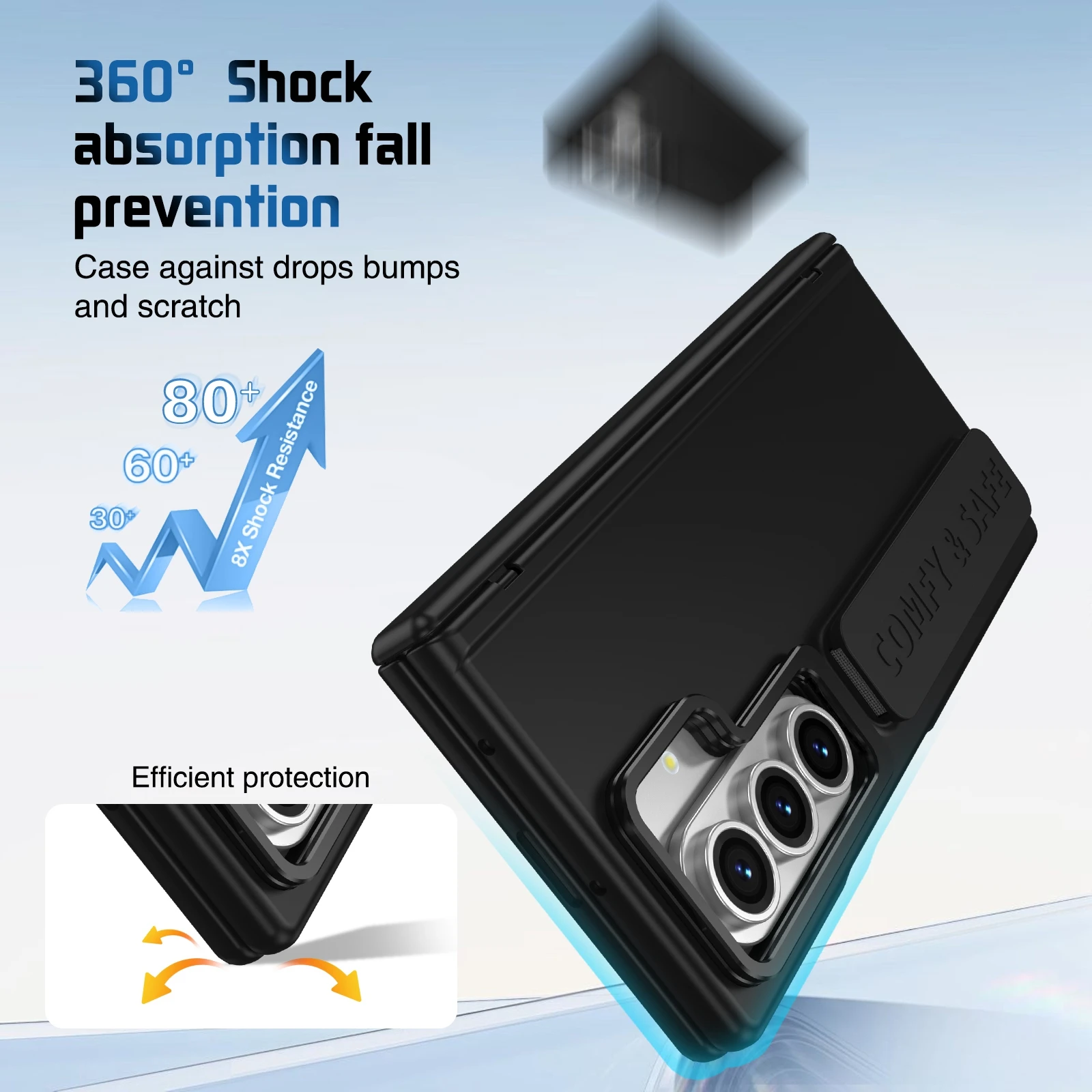 Color: Gold, Material: aluminum - For Samsung Galaxy Z Fold 7 6 5 4 3 Wristband Hinge Lens Holder Phone Case Outer Screen Glass Film Protection Shockproof Cover