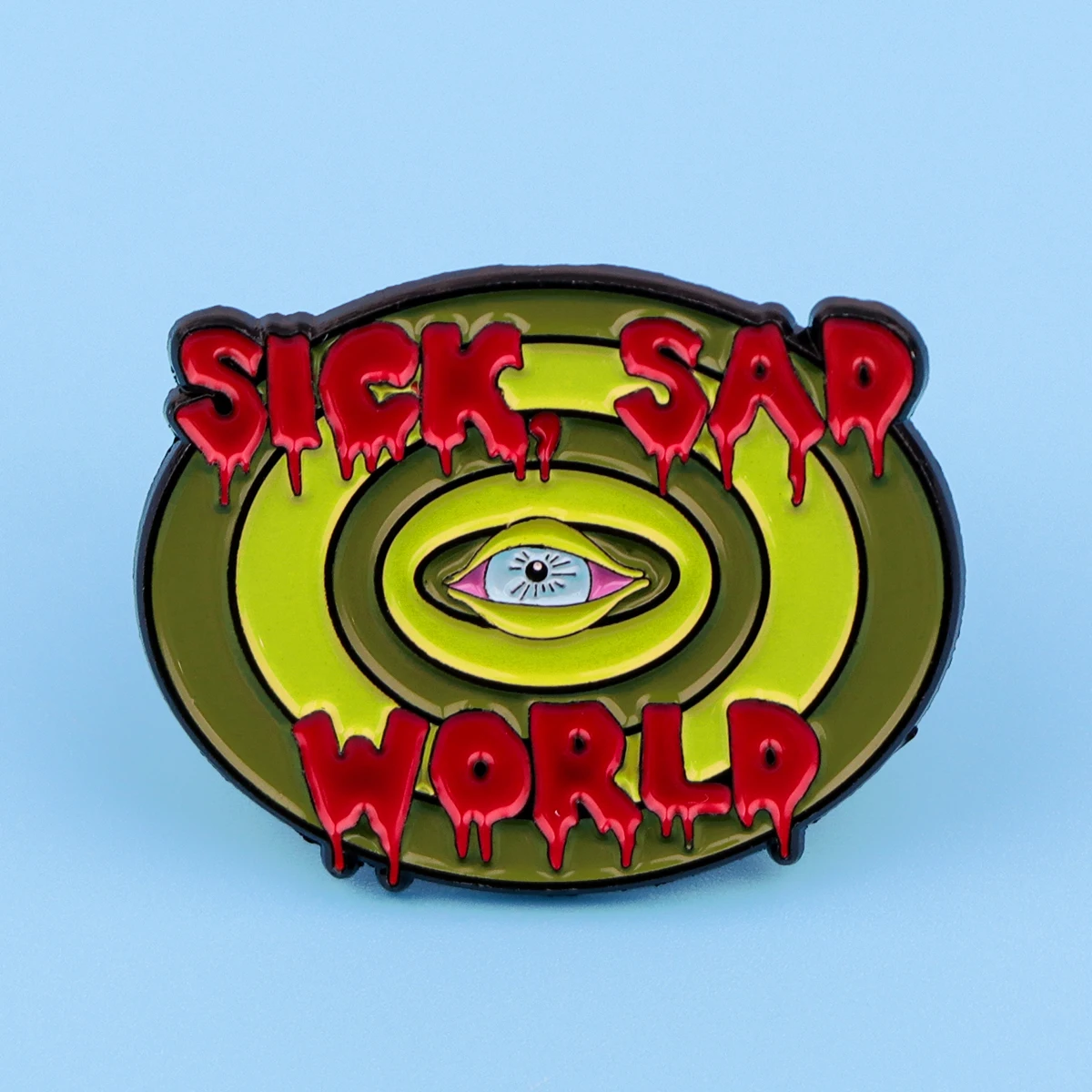 Metal color: Antique Gold Plated - Cartoon Duck Possum Quotation Lapel Pins for Backpack Metal Enamel Pin Brooch on Clothes Men Women Badges Accessories Gift