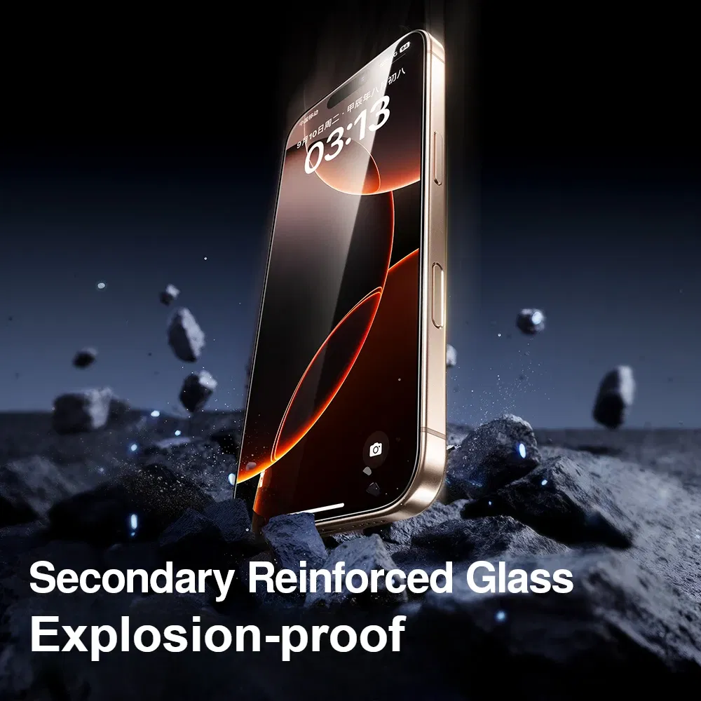 Material: pet, Compatibility by Model: iPhone 13 Pro Max - SmartDevil 1/2PCS Dust-Free Cabin Tempered Glass Film for iPhone 16 Pro Max 15 14 13 Clear Screen Protector Borderless