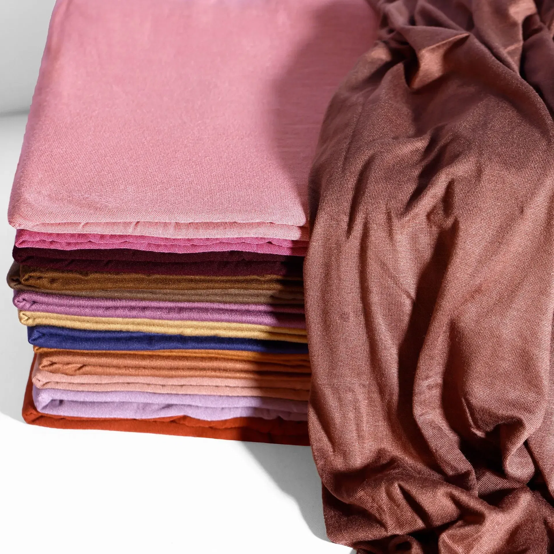 Color: Apricot - Premium Instant Jersey Hijab Scarf Solid Muslim Long Scarves Turban Shawl Elastic Cotton Arab Headscarf Head Wraps Saudi Hijabs