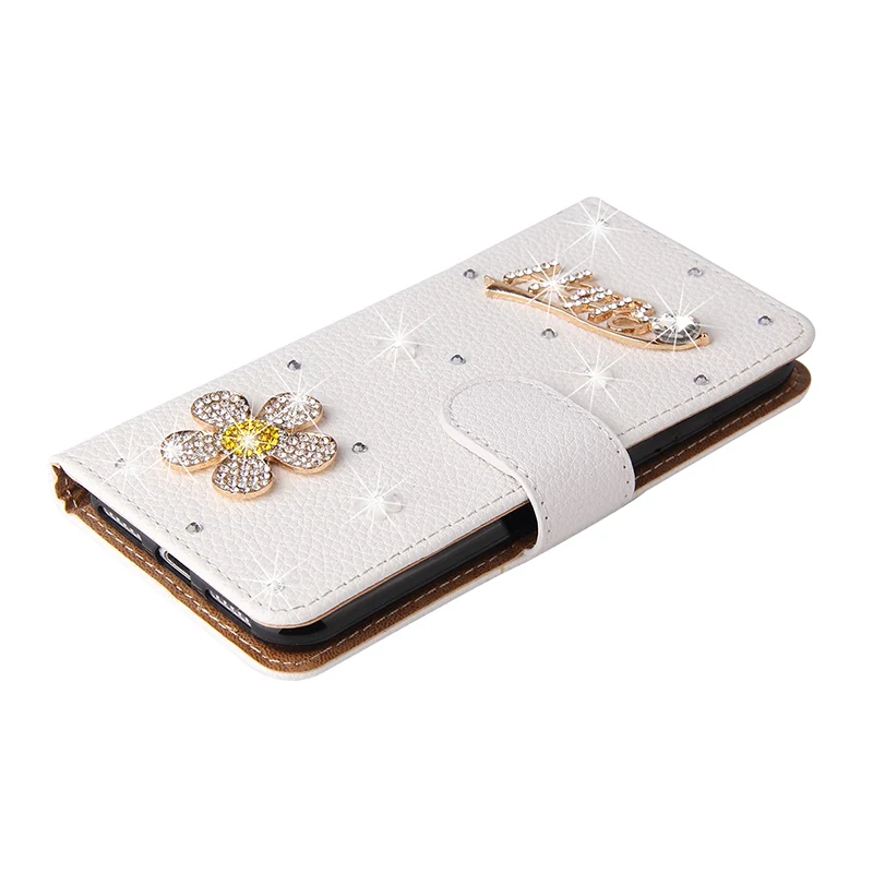 Color: light green, Material: Plastic - Flip Glitter Case For Samsung Galaxy S25 Ultra S24 FE S23 S22 S21 S20 Plus A35 A55 A16 A14 A15 A34 A54 Leather Cover Case