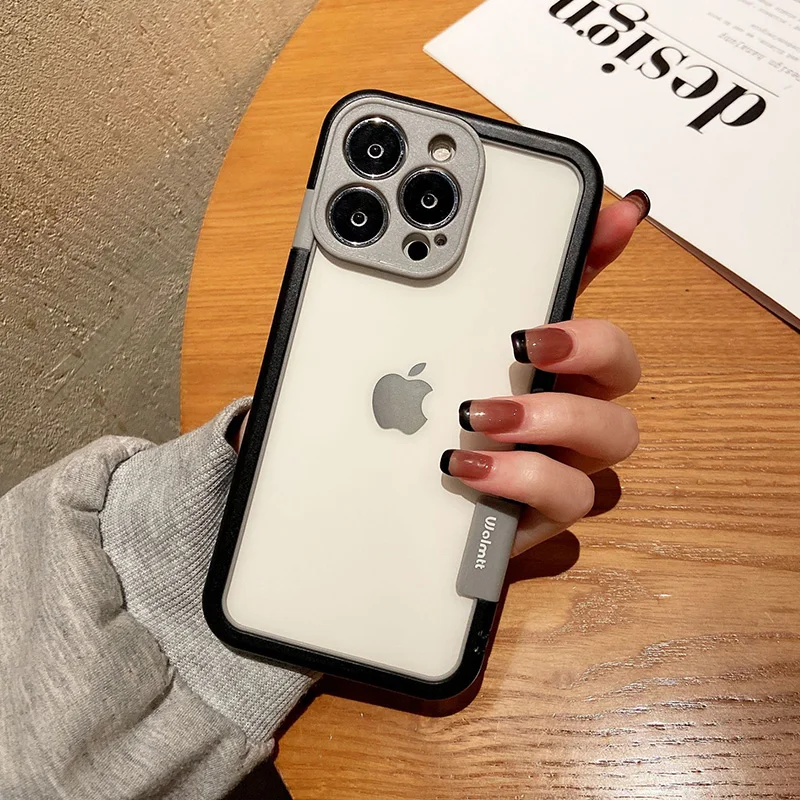 Color: Beige, Ships From: CHINA, Material: PU - Better Heat Dissipation Dual Color Bumper Border Soft Phone Case For iPhone 17 16 15 14 13 12 11 Pro Max 7 8 Plus XS XR