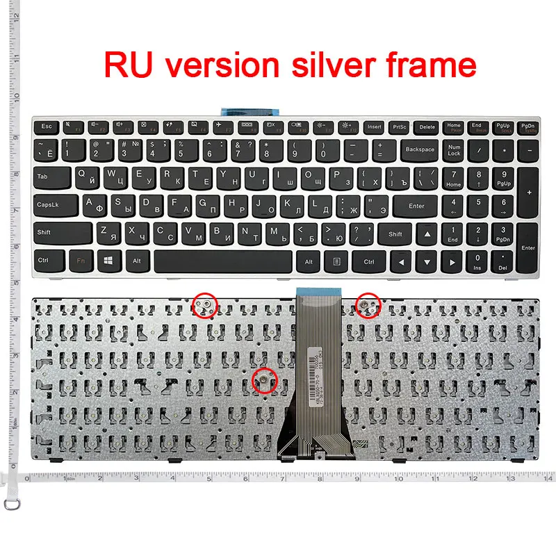 Color: dark green - US/UK/RU/SP/FR/TI/AR Laptop Keyboard For Lenovo G50 G50-30 G50-45 G50-70/AT G50-80 B50 B50-30 B50-45 B50-70 B50-80 Y50C