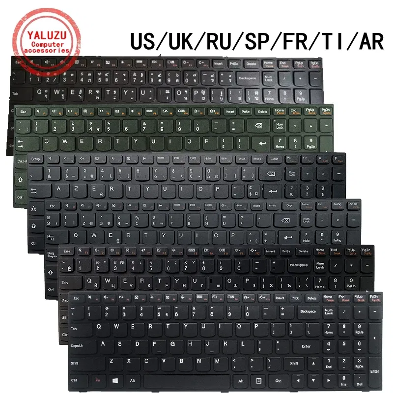 Color: dark green - US/UK/RU/SP/FR/TI/AR Laptop Keyboard For Lenovo G50 G50-30 G50-45 G50-70/AT G50-80 B50 B50-30 B50-45 B50-70 B50-80 Y50C