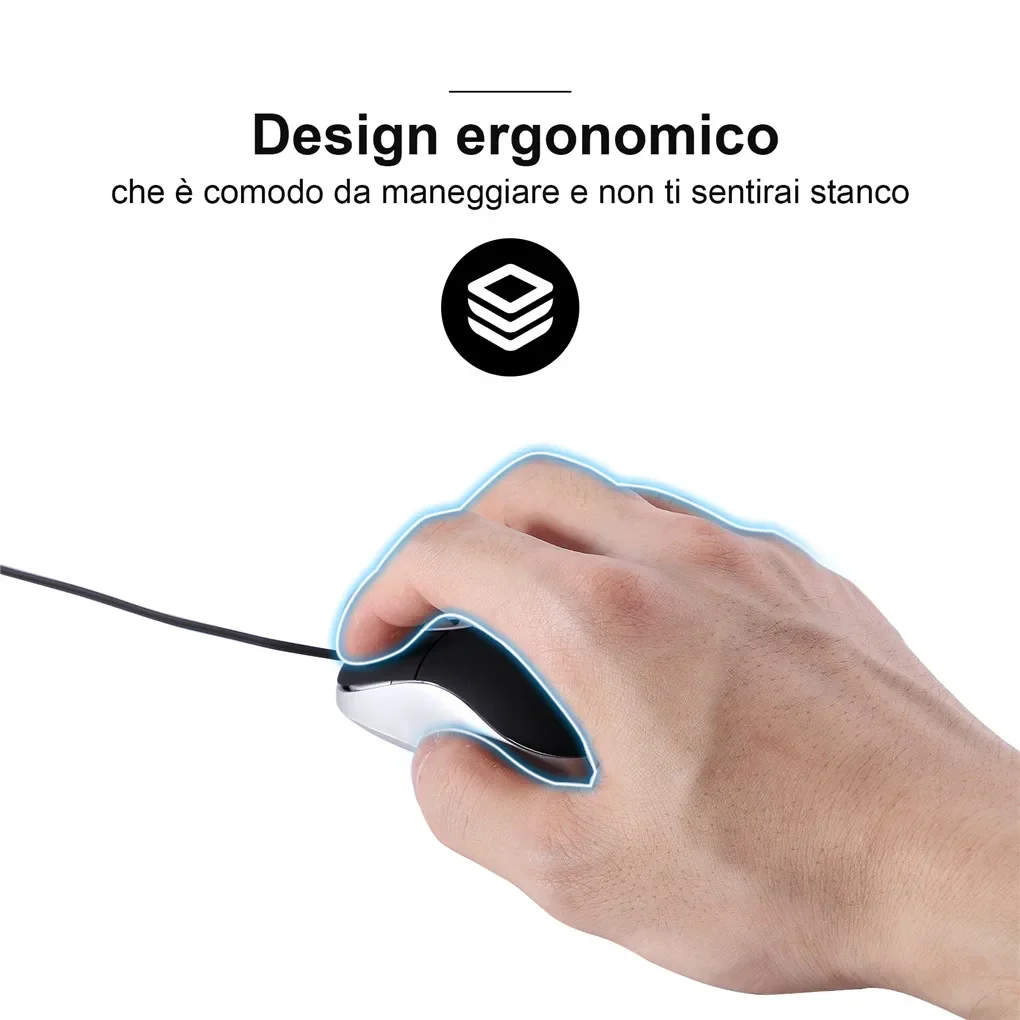 Color: PURPLE - Mini Portable Wired Mouse Retractable USB Cable Ergonomic Mause Anti Winding Office Computer Mice Retractable Adjustable Mice