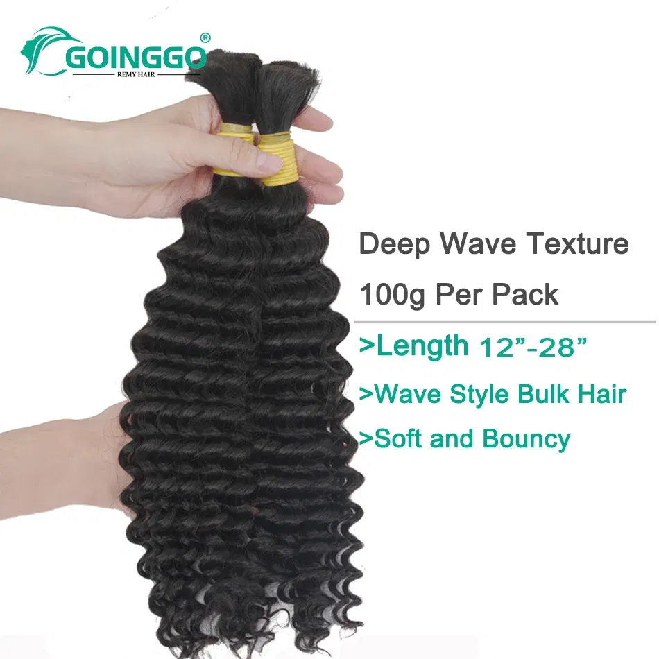 Color: 1B/27HL, Stretched Length: 16inches - Pre-Colored Brazilian Deep Wave Bulk Human Hair No Weft Remy Bulk Human Hair 14 To 28 Inch Bulk Hair Extension Crochet Braids