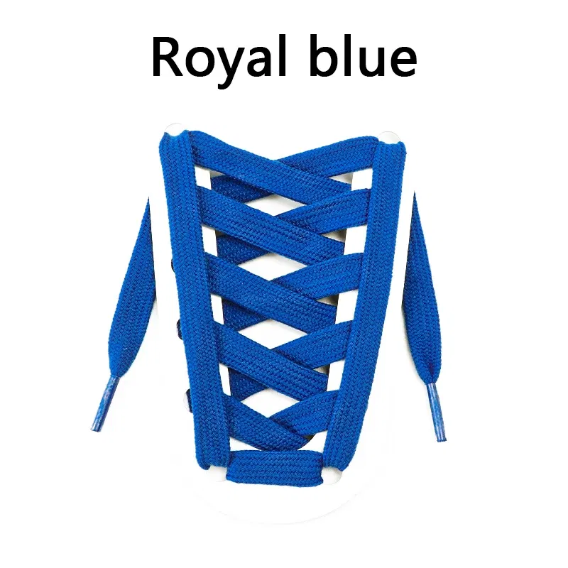 Color: Blue, Ships From: CHINA, Length: 120cm - 1 Pair Flat Shoelaces for Sneakers Rugged Wear-resistant Classic Canvas Sports Shoe Laces Women Men Shoelace Solid Double Cotton