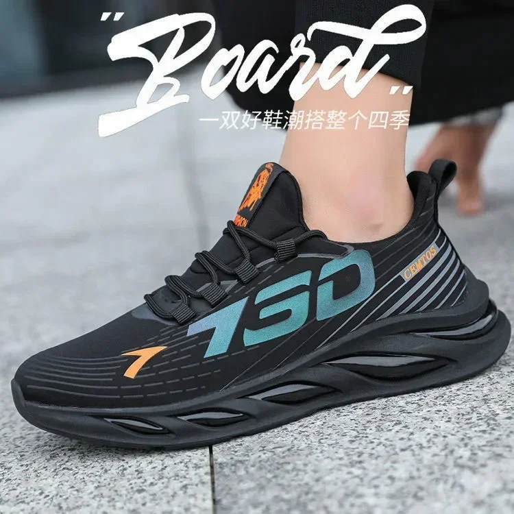 Color: Brown, Shoe Size: 39 - 2024 Men's Sports and Casual Shoes Summer Fashion New Shoes Round Toe Black Spring Men's Shoes
