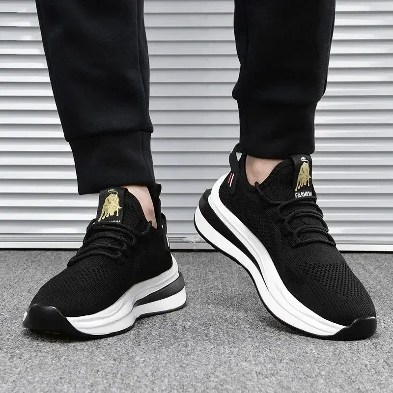 Color: Brown, Shoe Size: 39 - 2024 Men's Sports and Casual Shoes Summer Fashion New Shoes Round Toe Black Spring Men's Shoes