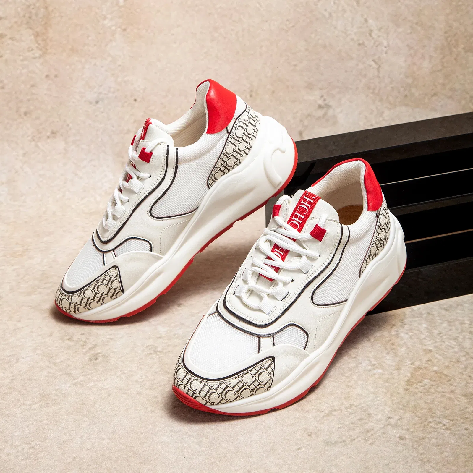 Color: Beige, Shoe Size: 38 - Alphabet Print Design New Women's Flat Shoes Simple Versatile Lightweight Comfortable Fashion Women's Casual Shoes