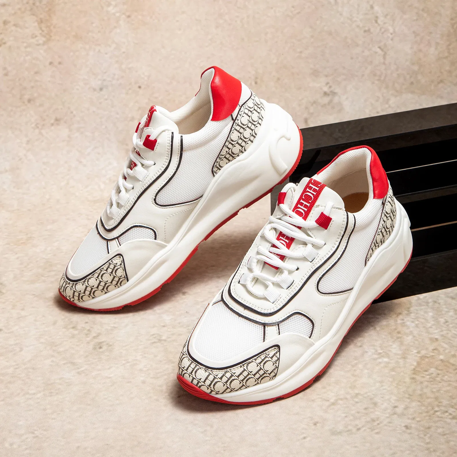 Color: Beige, Shoe Size: 38 - Alphabet Print Design New Women's Flat Shoes Simple Versatile Lightweight Comfortable Fashion Women's Casual Shoes