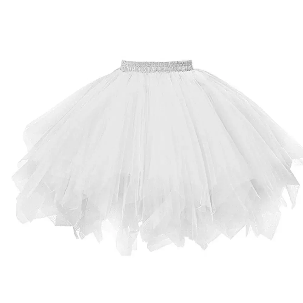 Color: Clear, Size: S - Fashion New Women's Tutu Skirt Rockabilly Petticoat for Carnival Costumes Tutu Underskirt Adul tDance Skirt Ballet Skirt Cosplay