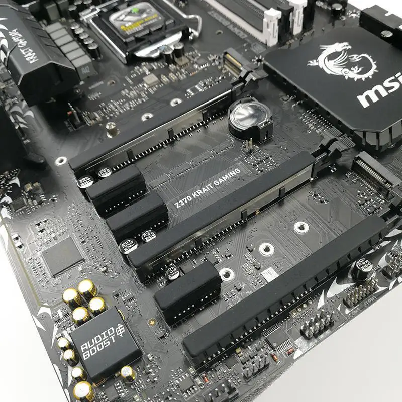 Color: black - Slot Dust Plug Desktop Board Dust Plug Silicone Interface Case Anti-Oxidation Rust Motherboard Anti-dust Cover Dustproof Plug