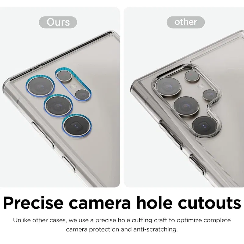 Material: Nylon - Ultra Thin Clear Silicone Soft TPU Case For Samsung Galaxy S25 Ultra S24 S23 S21 S20 FE S22 Ultra Plus Bumper Capa Cover Fundas