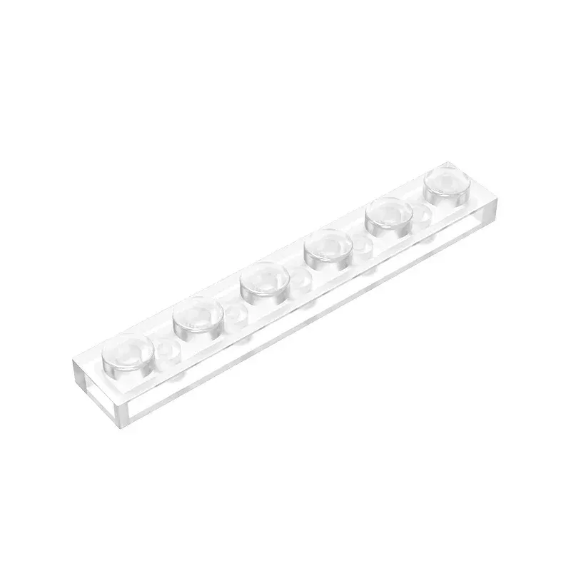 Color: VIOLET/?«?—?…° - Gobricks GDS-505 Plate 1 x 6 compatible with lego 3666 pieces of children's DIY building block Particles Plate DIY