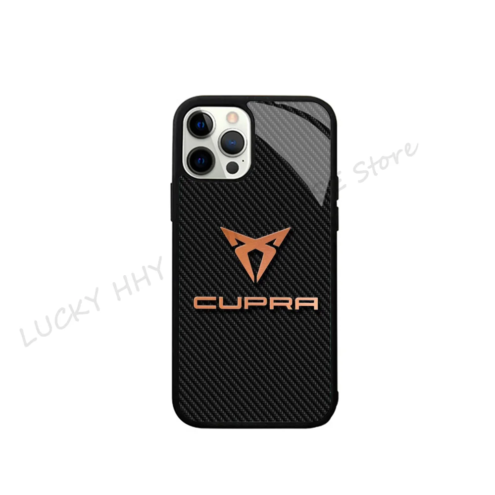 Color: Beige, Material: PP - Cool Phone Case Phone Case Strong Magnetic Cupra Racing for IPhone 15 14 13 Pro Max 11 12 Mini for Magsafe