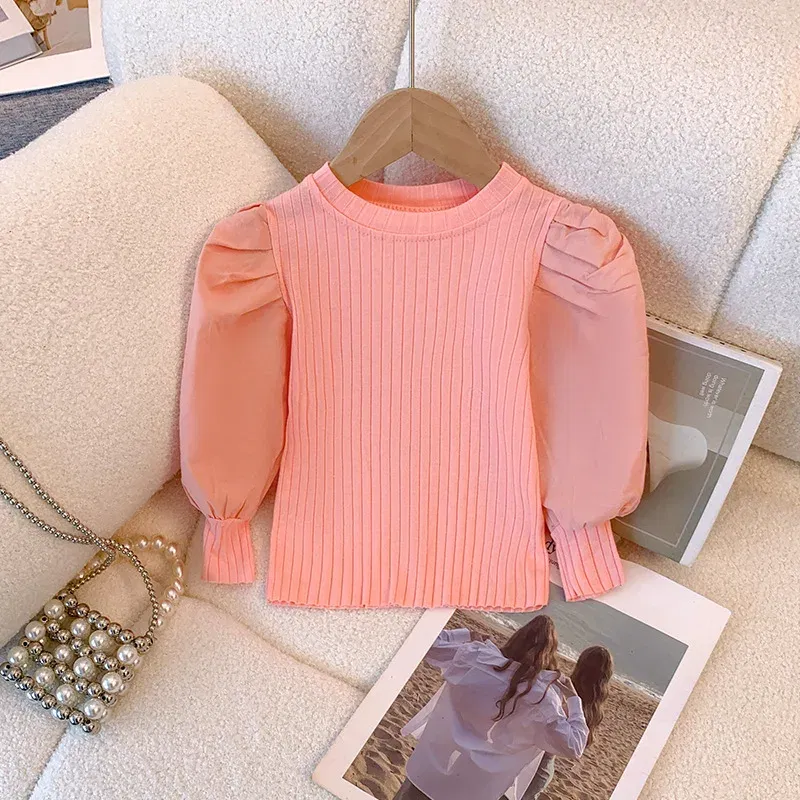 Color: black, Kid Size: 2T - Girls White Long Sleeve T-shirt Shirt Princess Shirt for Tddler Girl Sweet Pullover Casual Shirt Children Tops Pullover