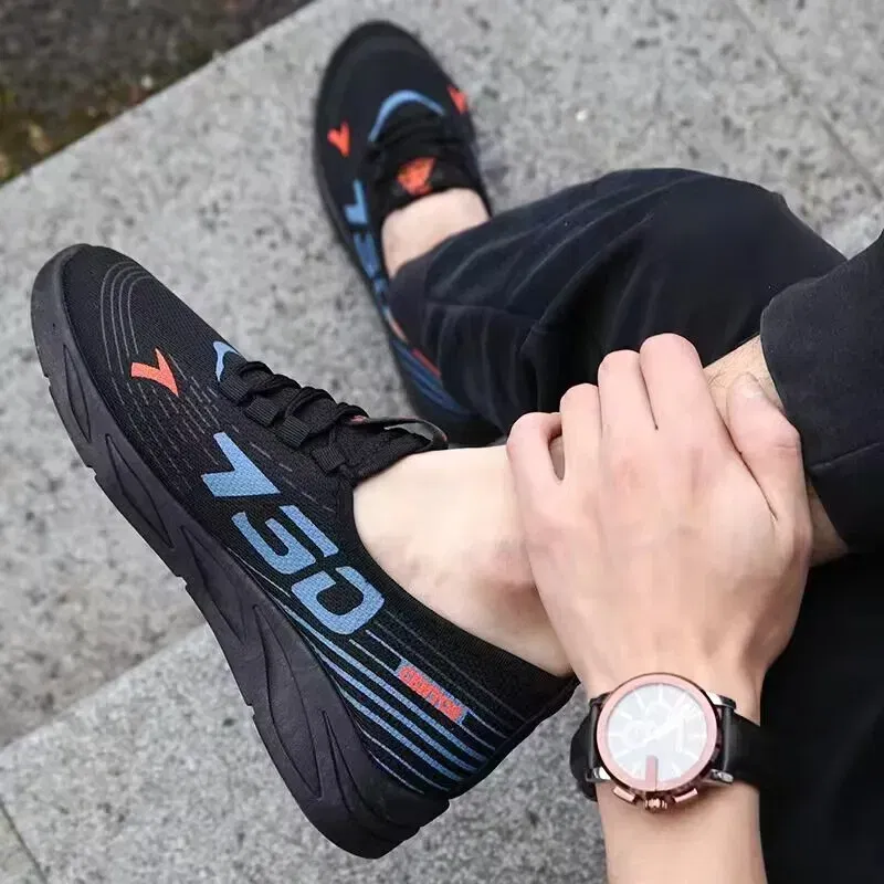 Color: Beige, Shoe Size: 42 - Autumn lightweight anti-odor men's shoes breathable mesh sneakers comfortable fashionable versatile shoes men's casual shoes