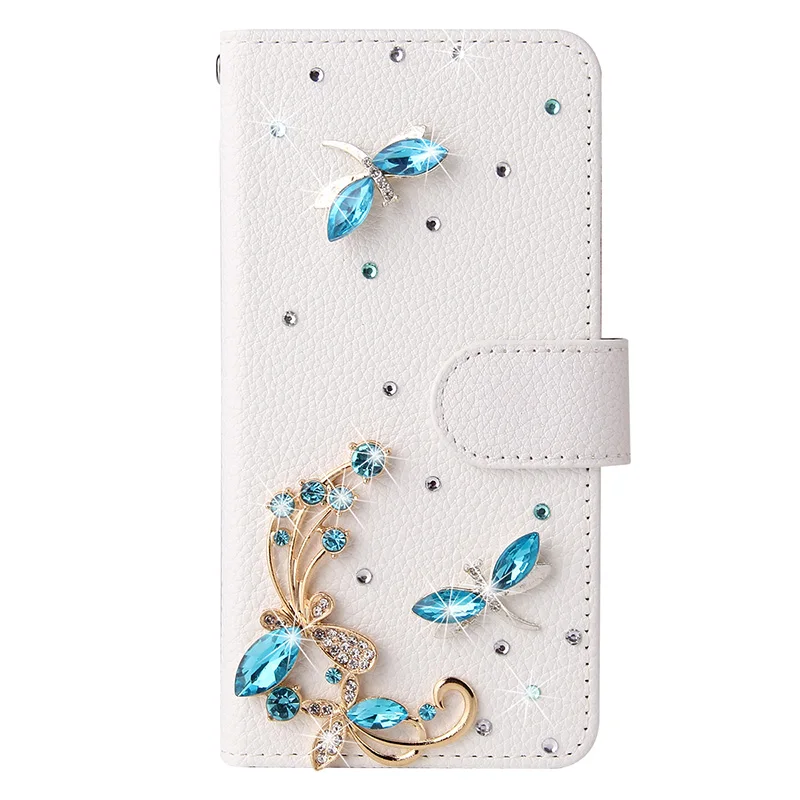 Color: wine red, Material: Silicon - Flip Glitter Case For Samsung Galaxy S25 Ultra S24 FE S23 S22 S21 S20 Plus A35 A55 A16 A14 A15 A34 A54 Leather Cover Case