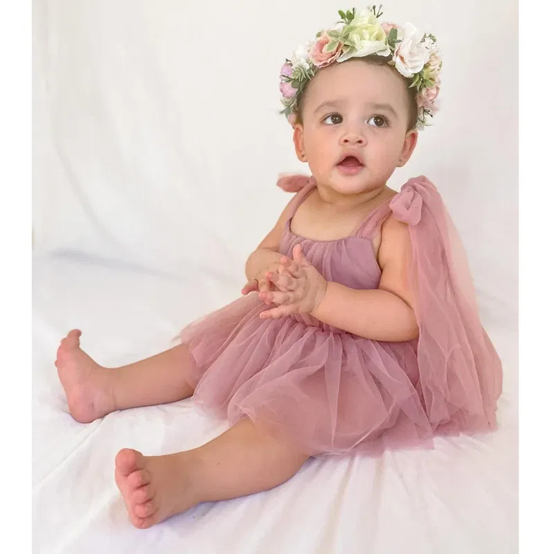 Color: black, Kid Size: 4m - 2024 Summer Baby Clothes Infant Girls Party Dress Lace Bodysuits & One-pieces 100-day Photo Dress Baby Photograph Clothing