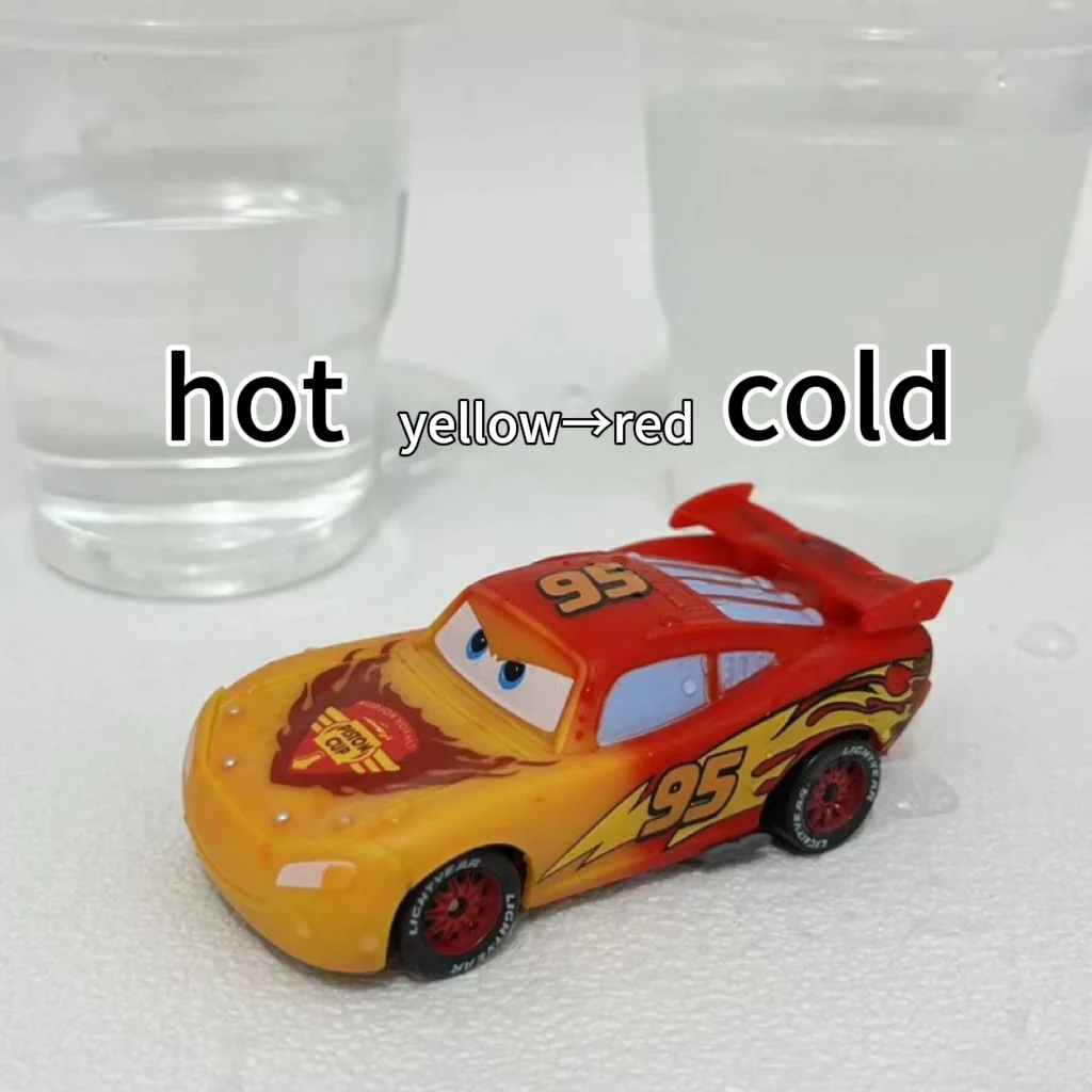 Color: Pink - Pixar Cars 3 Temperature-variable Model Disney Lightning Mcqueen Racing Family Mack Uncle Car Toy Boy Girl Children Toys Gift