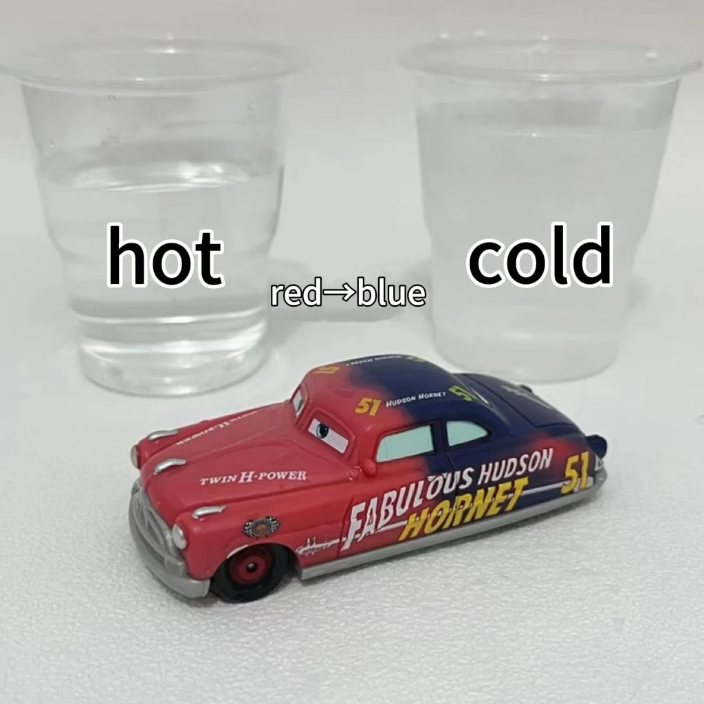 Color: Pink - Pixar Cars 3 Temperature-variable Model Disney Lightning Mcqueen Racing Family Mack Uncle Car Toy Boy Girl Children Toys Gift