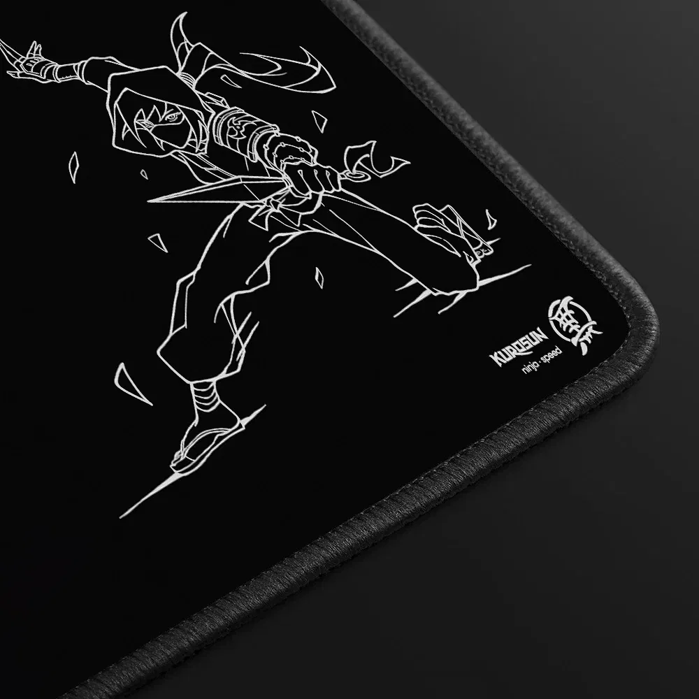 Color: BROWN, Size: XS - Gamer Professional Kurosun Samurai Gaming Mouse Pad Game Ultrafine Surface Balance Mouse Mat 45x40CM E-Sports Mousepad Desk Mat