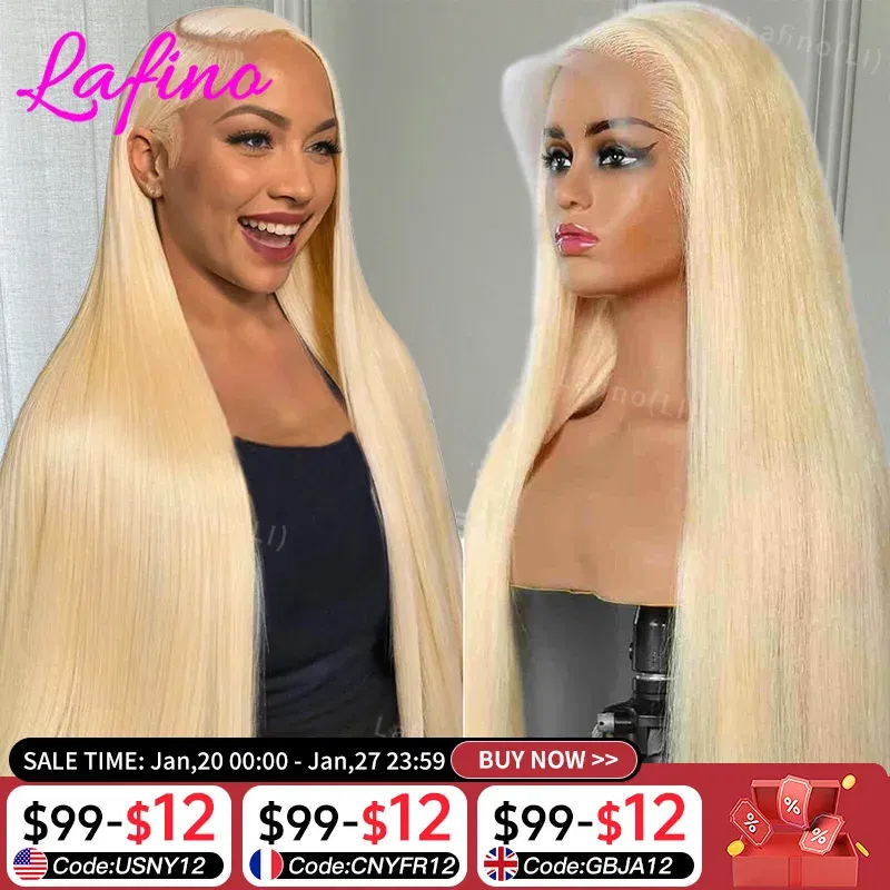 Hair Color: #16, Stretched Length: 36inches, Density: 180%, Ships From: CHINA - Blonde 613 Hd Lace Frontal Wig 13x6 13x4 Transparent Hd Lace Front Wig 30 Inch Brazilian Bone Straight Colored Human Hair Wigs