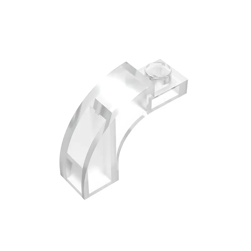 Color: Dark Grey - MOC PARTS GDS-719 BRICK W. BOW 1X1X2 compatible with lego 6005 92903 children's toys Assembles Building Blocks Technical