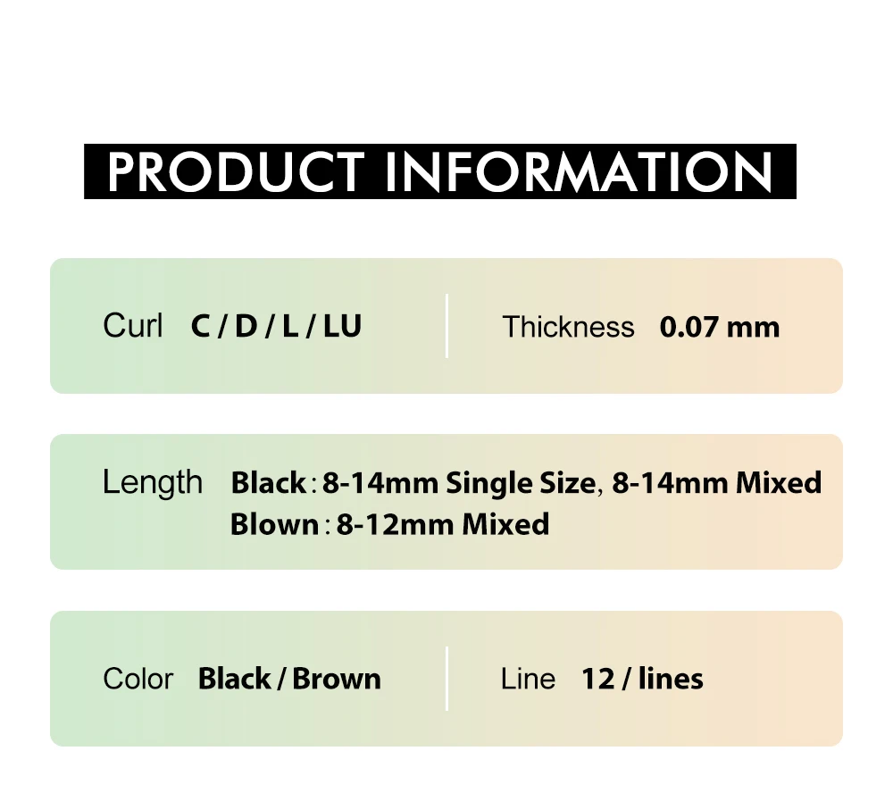 3D YY LASHES EXTENSION