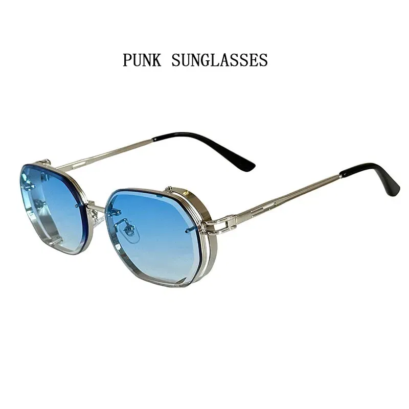 Lenses Color: Yellow, Ships From: CHINA, Frame Color: other - 2024 Steampunk Sunglasses For Men Fashionable Square Punk Fashion Glasses Designer Sunglasses Women Trendy Gafas De Sol Hombre