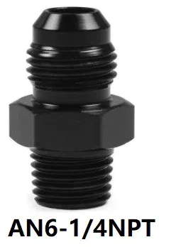 Color: Silver - Oil Hose Straight Fitting Hose Adapter Oil Cooler Fitting An6 to An6 An8 An10 1/2 1/8 3/8 1/4 NPT 5/16,AN10 AN8 to 9MM M18 M12