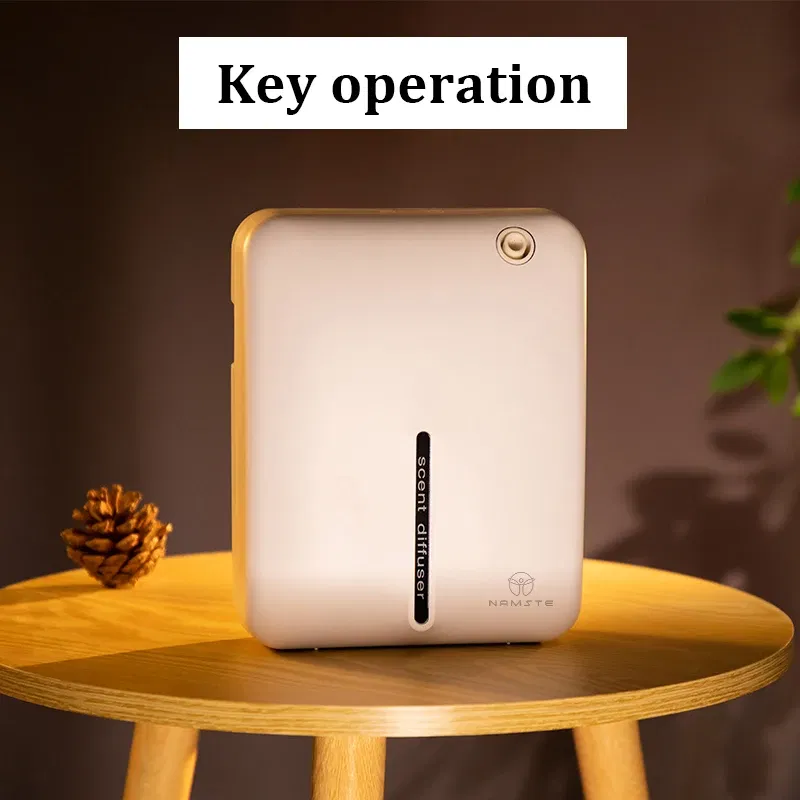 Color: Dark Khaki, Plug Type: EU, - NAMSTE Home Small Portable Aromatherapy Machine Freshener Device Electric Diffuser Hotels 300ml Capacity Dual Fluid Atomization