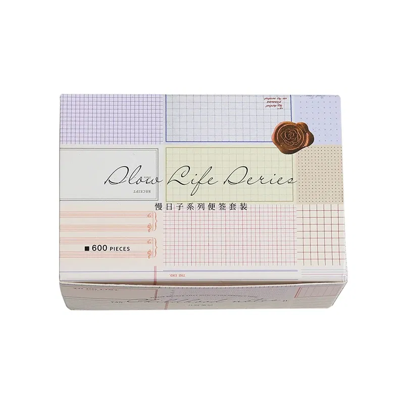 Color: Blue - Yoofun 600 Sheets Retro Material Paper Border Memo Pad Set Collage Junk Journal Scrapbooking Message Notes Office School Station