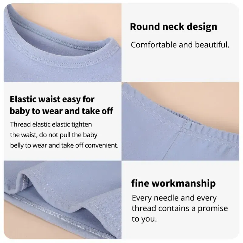 Color: black, Kid Size: 9 - 2-Piece Children's Thermal Underwear Suit boys' Autumn Clothes And Trousers Padded Cotton Sweater Girls' Casual Joker Home Cloth