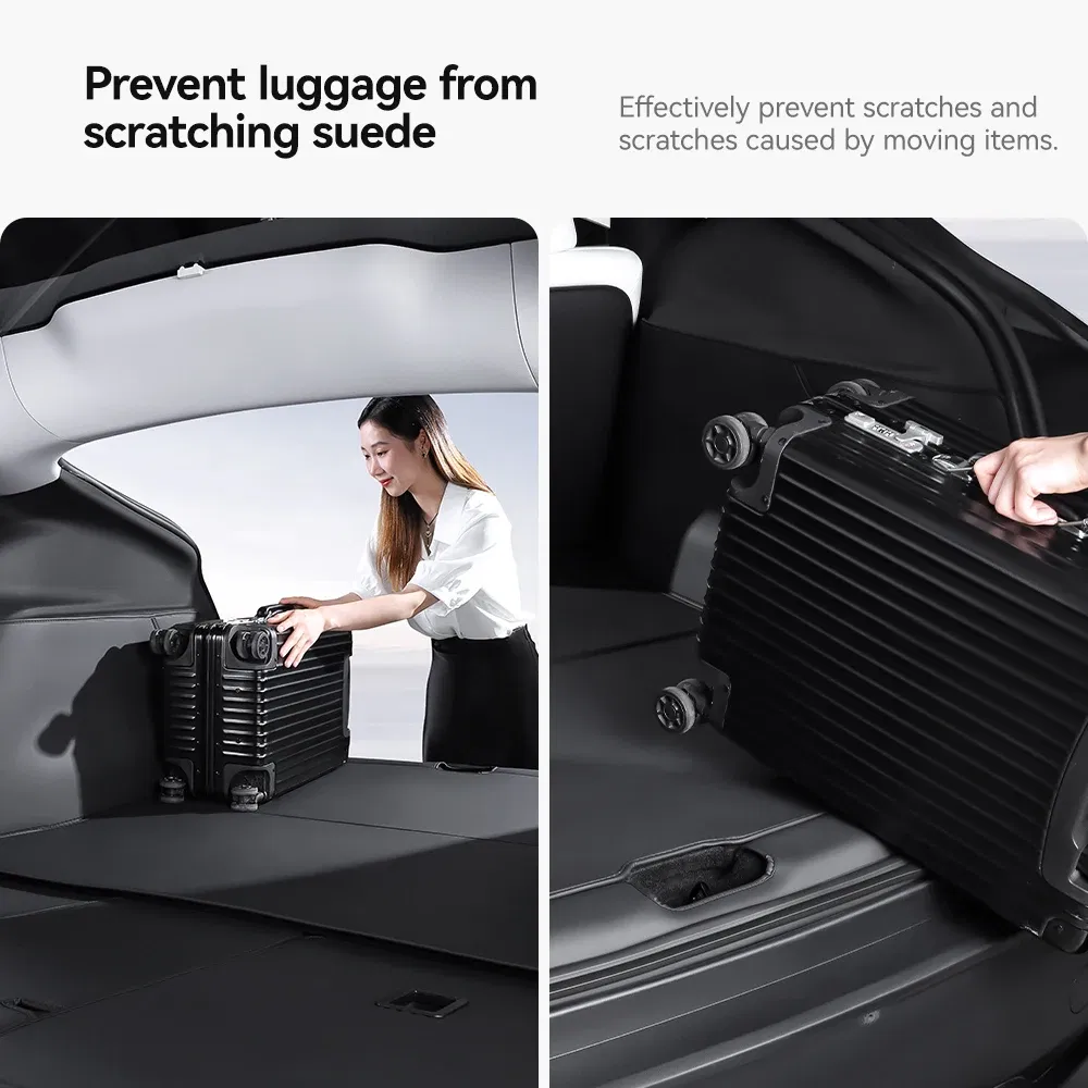 Color Name: Bronze Yellow, Ships From: CHINA - YZ For Tesla Model Y Juniper 2025 New Leather Trunk Mats Fully Surrounded Waterproof Non-Slip Liner Custom Floor Mat Accessories