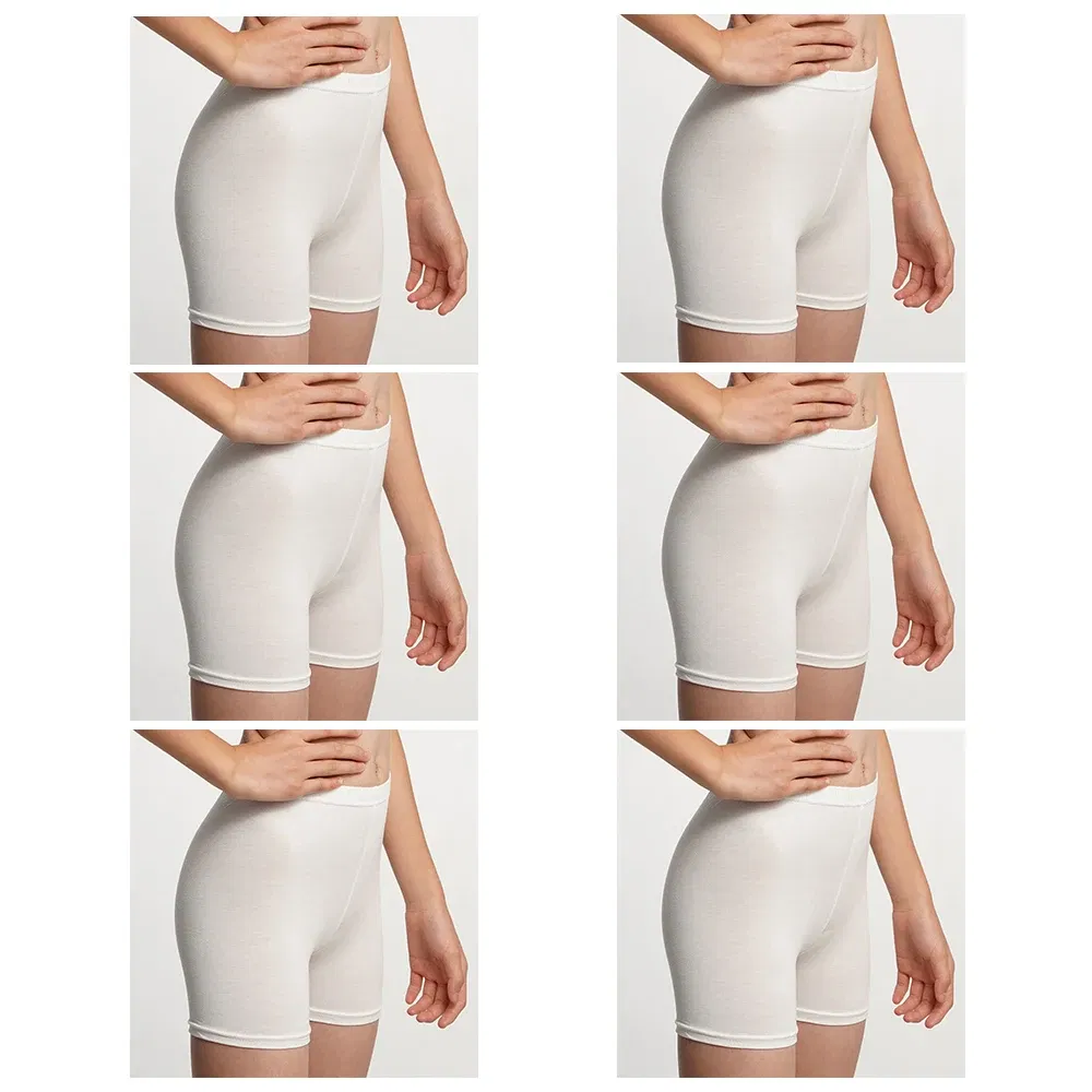 Color: green, Kid Size: 3T - 6pcs Modal Girls Safety Shorts Candy Solid Color Boxers Little Kids Sports Leggings Child Soft Underwear Boyshorts 3-12 Years