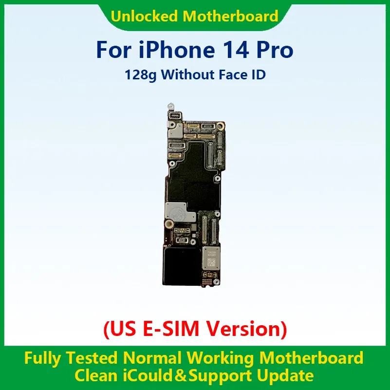 Color: Fuchsia, Ships From: CHINA - Top 100%Working Fully Tested Mainboard For iPhone 14 Pro Max Unlocked Motherboard With Face ID Cleaned iCloud US E-SIM Version