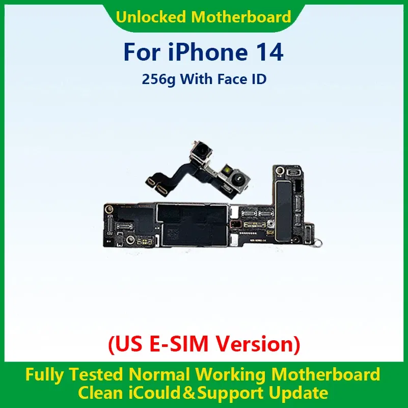 Color: Fuchsia, Ships From: CHINA - Top 100%Working Fully Tested Mainboard For iPhone 14 Pro Max Unlocked Motherboard With Face ID Cleaned iCloud US E-SIM Version