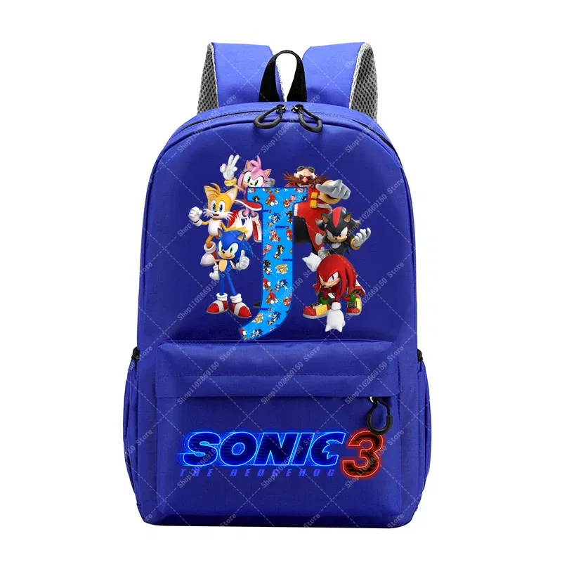 Color: plum, Size: 12" - Sonics Children Cartoon Schoolbag Kids Anime Cute Backpack Boy Fashion Knapsack Student Casual Shoulders Book Bag Xmas Gift 2025
