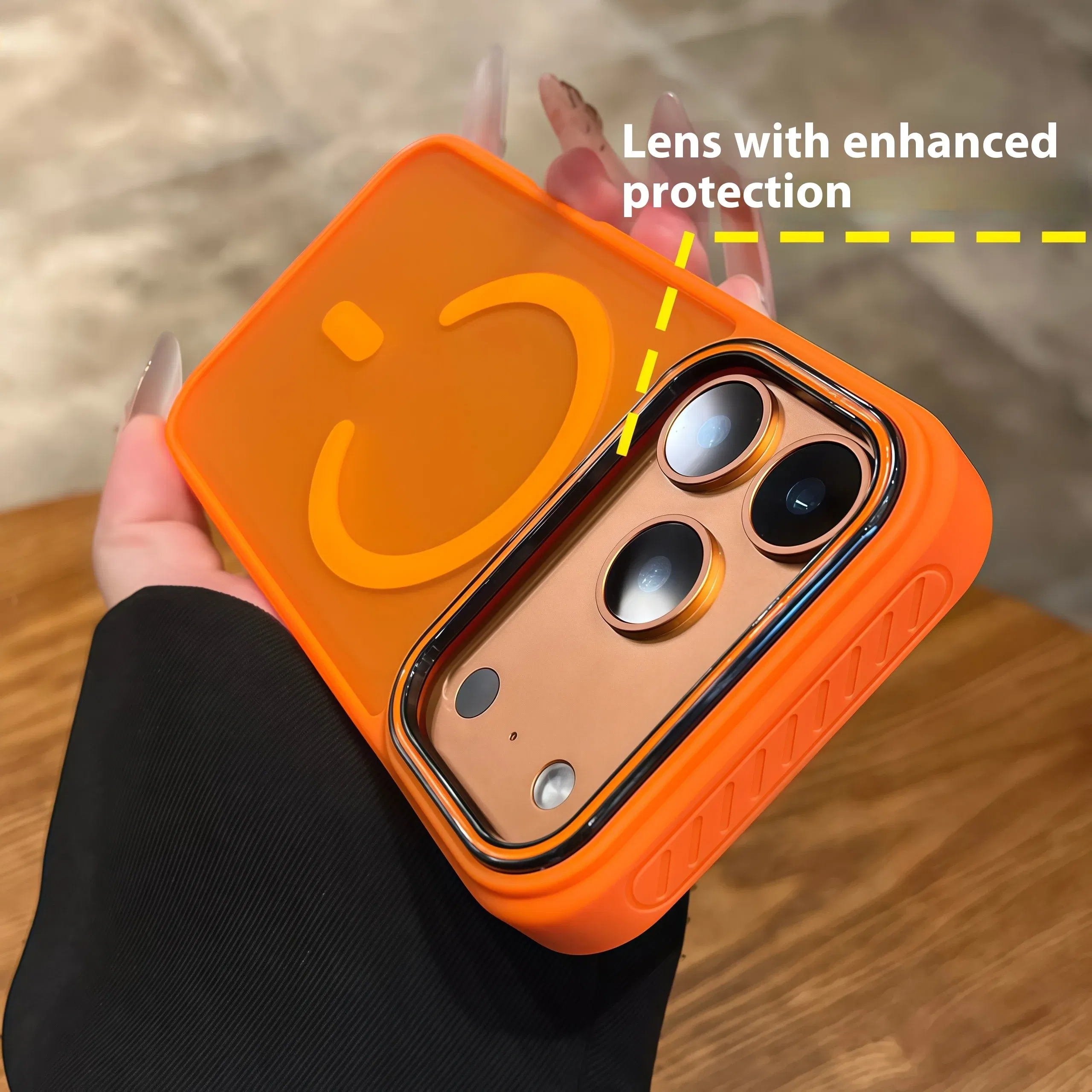 Color: black, Compatibility by Model: iPhone17 Pro - Wireless Charging Matte Magnetic Case for iPhone 17 16 ProMax 15 14 Plus 13 12 11 17 Air Anti Fall Bumper Translucent TPU Cover